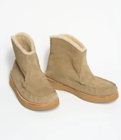 Engineered Garments x Easymoc - Surf Boot - Stone Suede