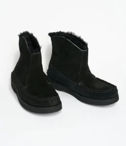 Engineered Garments x Easymoc - Surf Boot - Black Suede