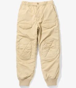 Engineered Garments x Nanga - Airborne Down Pant - Beige - Flame Resistant Polyester Aramid Ripstop