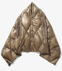 Engineered Garments x Nanga - Snap Shawl - Mocha -Nylon