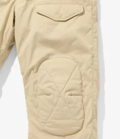 Engineered Garments x Nanga - Airborne Down Pant - Beige - Flame Resistant Polyester Aramid Ripstop