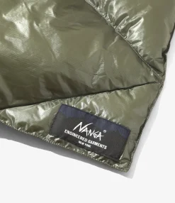 Engineered Garments x Nanga - Snap Shawl - Khaki -Nylon