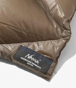 Engineered Garments x Nanga - Snap Shawl - Mocha -Nylon