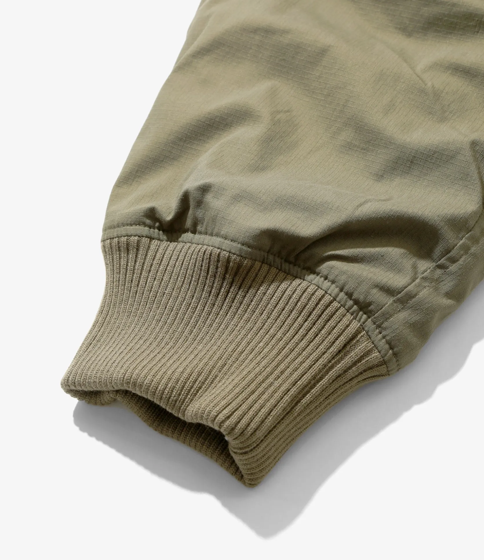 Engineered Garments x Nanga - Airborne Down Pant - Khaki - Flame Resistant Polyester Aramid Ripstop