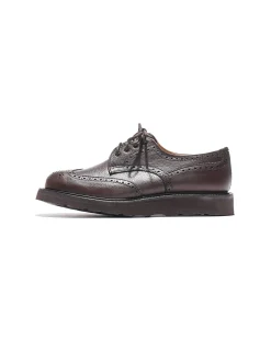 Engineered Garments x Tricker's  Asymmetric Gibson - Brown Scotch Grain Morflex