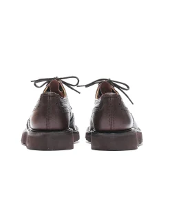 Engineered Garments x Tricker's  Asymmetric Gibson - Brown Scotch Grain Morflex