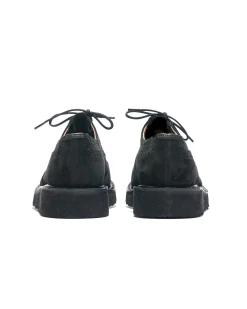 Engineered Garments x Tricker's Asymmetric Gibson - Black Suede Morflex