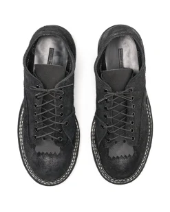 Engineered Garments x White's Boots - Pole Climber - Black Rough Out - Low Cut