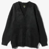 EP Mohair Cardigan - Black - Solid
