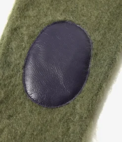 EP Mohair Cardigan - Olive - Solid