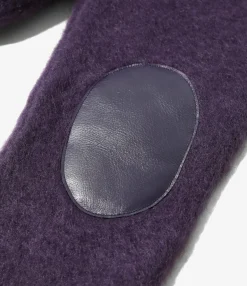 EP Mohair Cardigan - Purple - Solid
