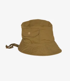 Explorer Hat - Dk. Khaki Cotton Crosgrain