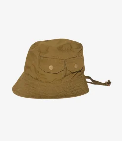 Explorer Hat - Dk. Khaki Cotton Crosgrain