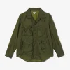 Explorer Shirt Jacket - Olive Nylon Micro Ripstop