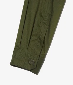 Explorer Shirt Jacket - Olive Nylon Micro Ripstop
