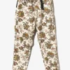 EZ Pant - Beige - 8W Corduroy / Botanical Printed