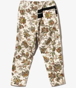 EZ Pant - Beige - 8W Corduroy / Botanical Printed