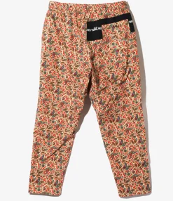 EZ Pant - Black - Cotton Ripstop / Paisley Printed