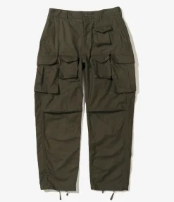 FA Pant - Olive Cotton Brushed Herringbone