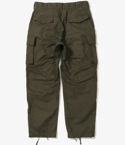 FA Pant - Olive Cotton Brushed Herringbone