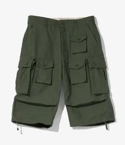FA Short - Nepenthes Special - Olive Cotton Reverse Sateen