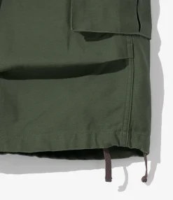 FA Short - Nepenthes Special - Olive Cotton Reverse Sateen