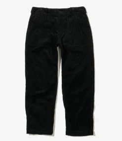 Fatigue Pant - Black Cotton 8W Corduroy