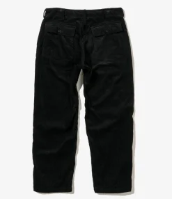 Fatigue Pant - Black Cotton 8W Corduroy
