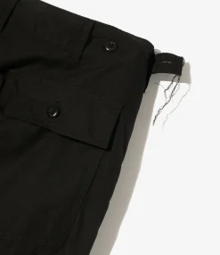 Fatigue Pant - Black Cotton Ripstop