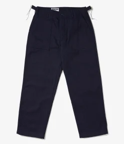 Fatigue Pant - Dk. Navy Cotton Heavy Basketweave