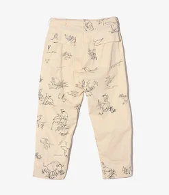 Fatigue Pant - Natural Animal Print 6.5oz Flat Twill