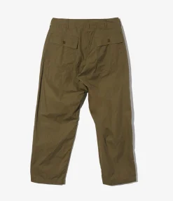 Fatigue Pant - Olive Coated Cotton Cloth