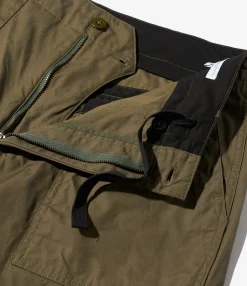 Fatigue Pant - Olive Coated Cotton Cloth