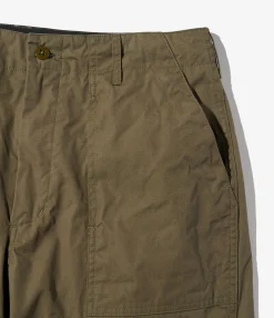 Fatigue Pant - Olive Coated Cotton Cloth