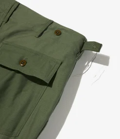 Fatigue Pant - Olive Cotton Reverse Sateen