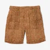 Fatigue Short - Khaki Floral Corduroy