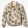 FAZ Jacket - Beige - 8W Corduroy / Botanical Printed