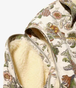 FAZ Jacket - Beige - 8W Corduroy / Botanical Printed