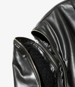 FAZ Jacket - Black - Synthetic Leather