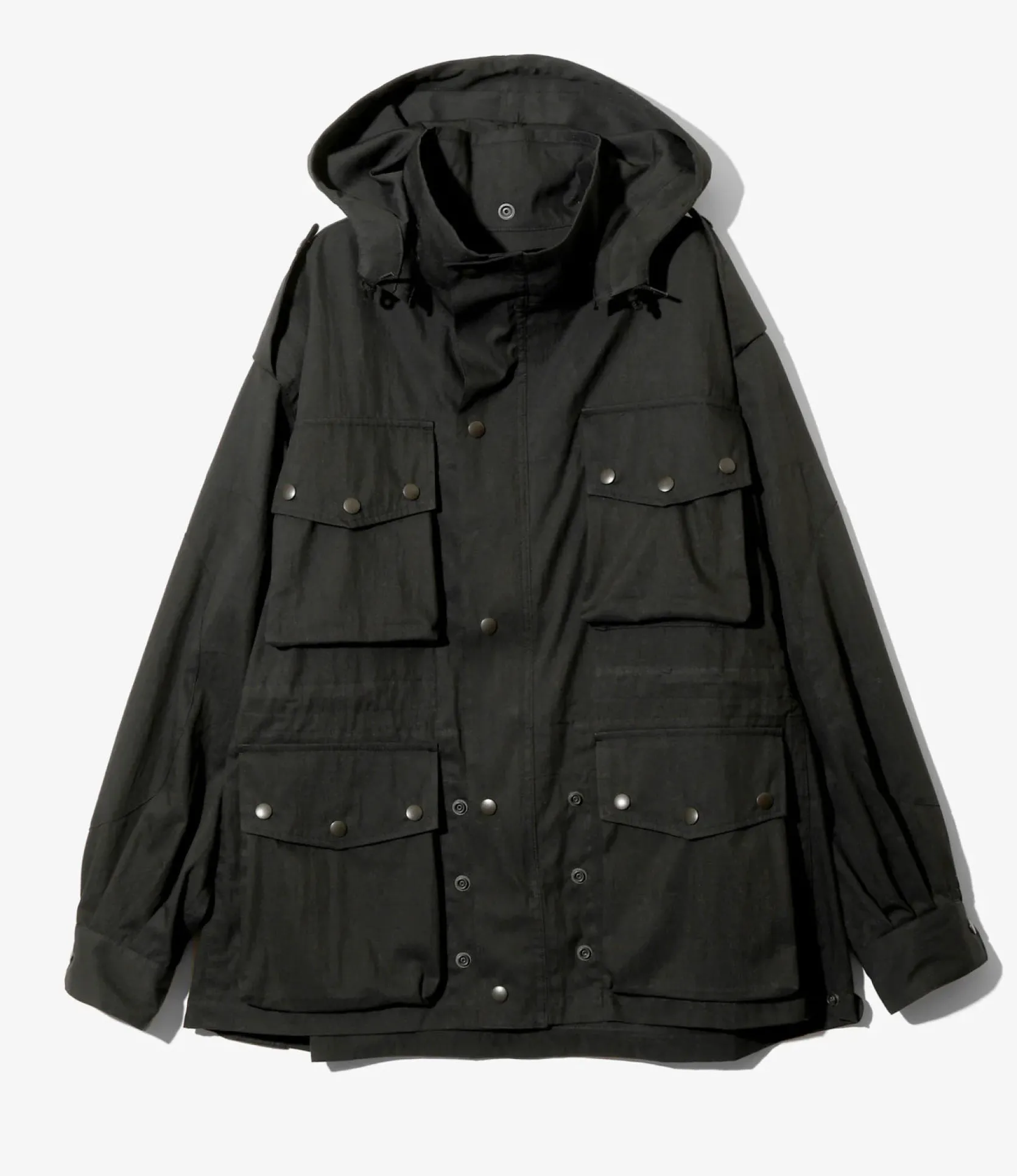 Field Coat - Black - C/N Oxford Cloth