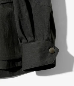 Field Coat - Black - C/N Oxford Cloth
