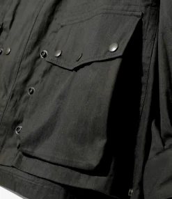 Field Coat - Black - C/N Oxford Cloth