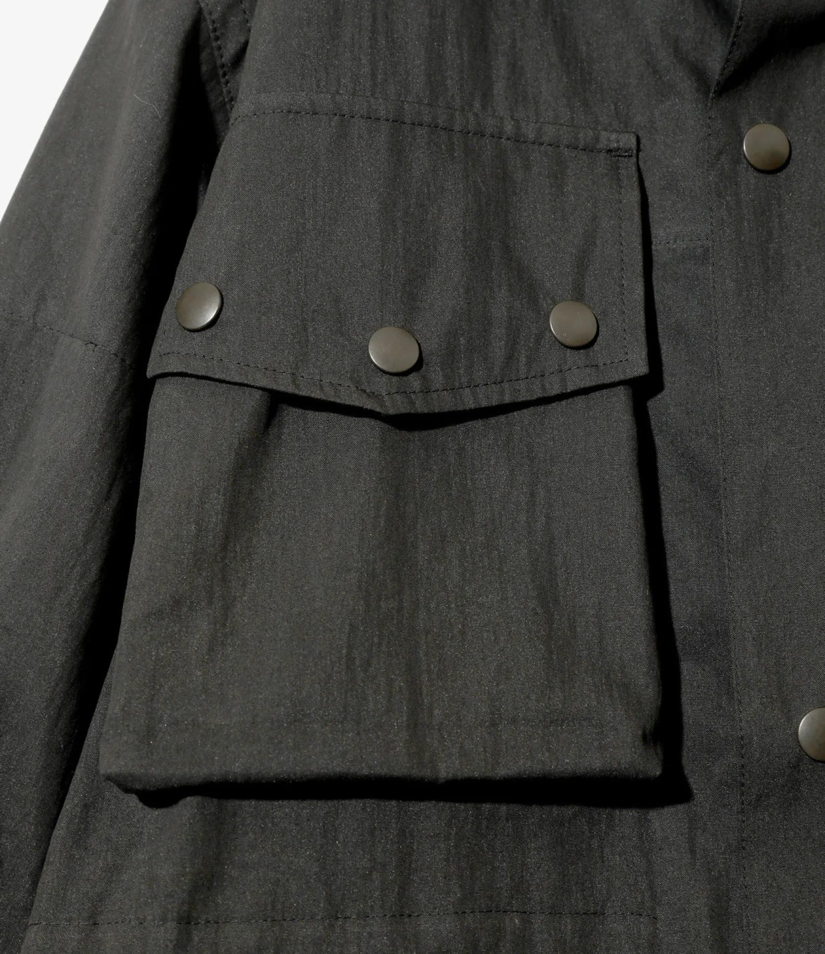 Field Coat - Black - C/N Oxford Cloth