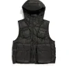 Field Down Vest - Black - Aurora Light