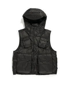 Field Down Vest - Black - Aurora Light