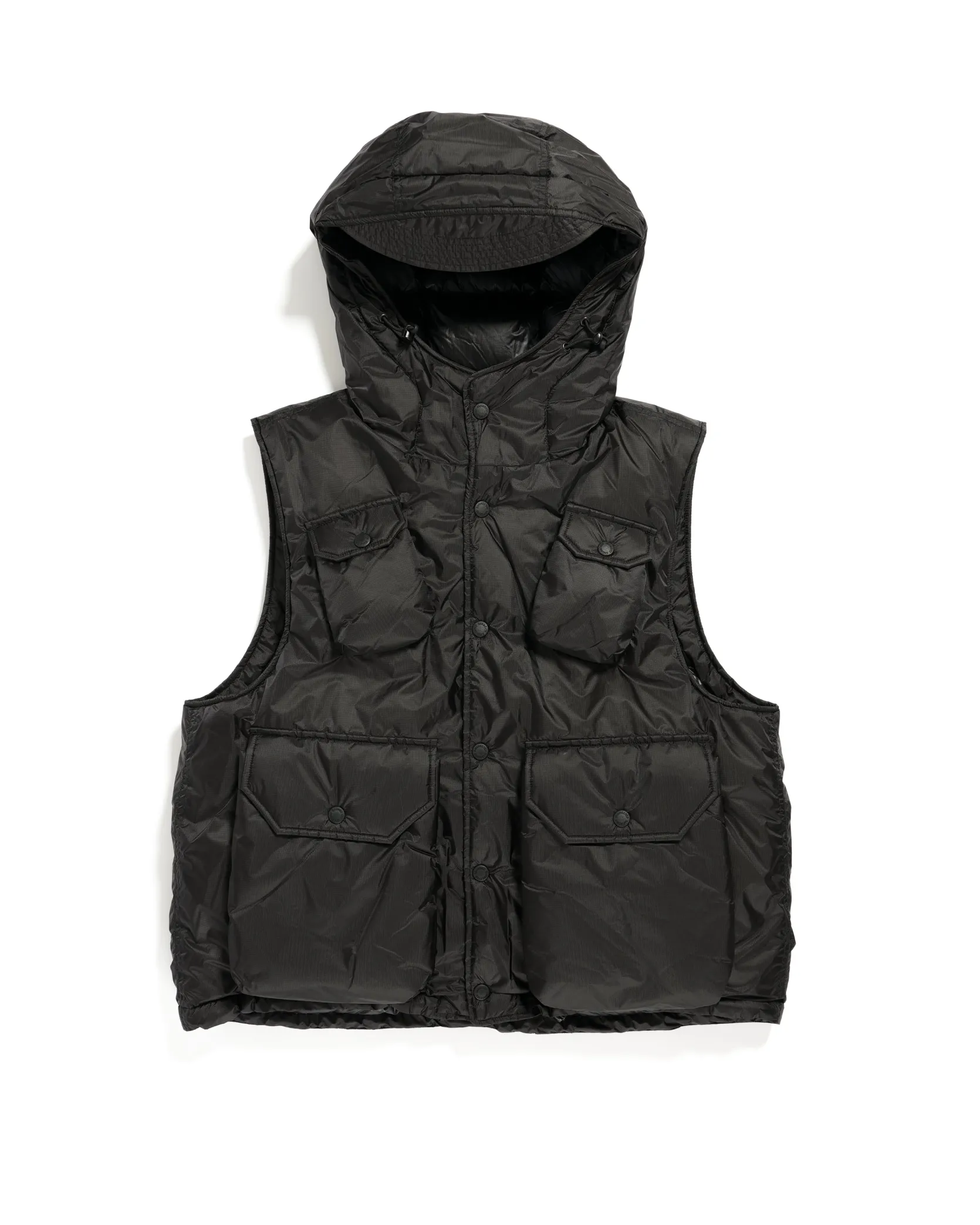 Field Down Vest - Black - Aurora Light