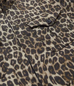 Field Parka - Brown Nyco Leopard Print