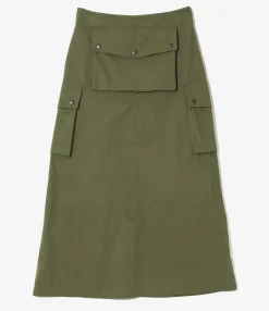 Field Skirt - Olive - C/N Oxford