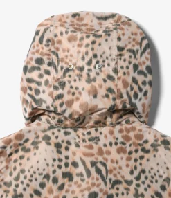 Field Vest - Brown Polyester Leopard Print