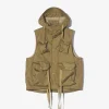 Field Vest - Khaki 3 Layers Nyco Cloth